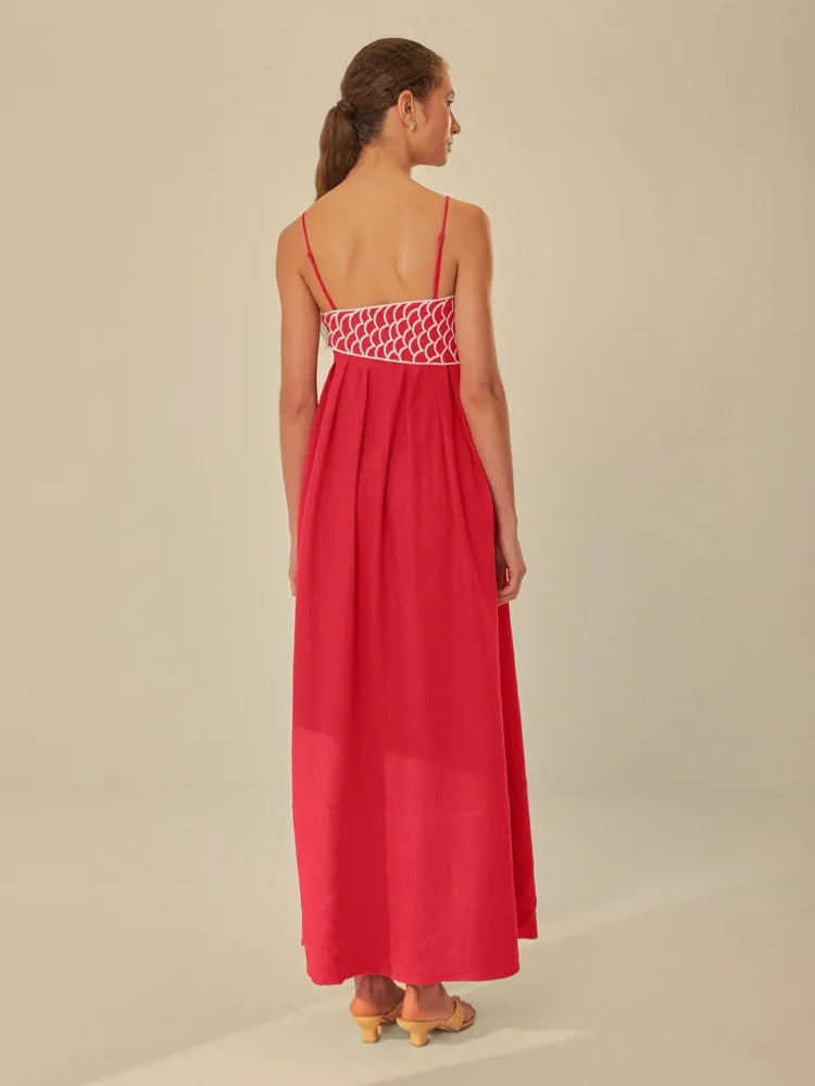VESTIDO MAXI FISH